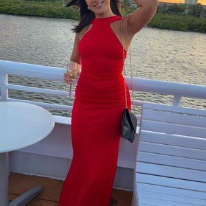 Red Mermaid Formal Dress